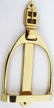 Metal Horse Equestrian English Iron Stirrup Home Decor Door Knocker 6745 - $39.99