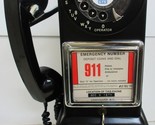 Automatic Electric Pay Telephone 3 Coin Slot 1950&#39;s Rotary Dial Operational - $985.05
