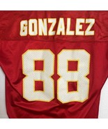 Vintage Kansas City Chiefs Tony Gonzalez Jersey Youth 14-16 XL NFL Logo ... - £25.71 GBP