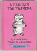 Vtg 1970 I Can Read Weekly Reader A Bargain For Frances Russell Hoban HC Book - £10.34 GBP