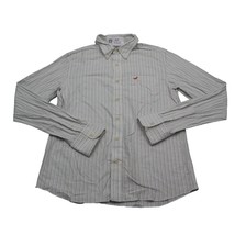 Hollister Shirt Mens L Multicolor Long Sleeve Stripe Collar Casual Button Down - £14.90 GBP