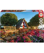 NEW Educa Jigsaw Puzzle 1500 Pieces Adults 19938 Santana, Madeira - $38.59