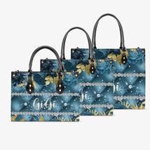 Women&#39;s Tote Bag - Teal Floral - GiGi - £47.35 GBP+