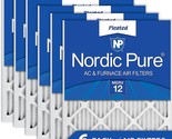 Nordic Pure 12x12x1 MERV 12 Pleated Plus Carbon AC Furnace Air Filters P... - $35.24