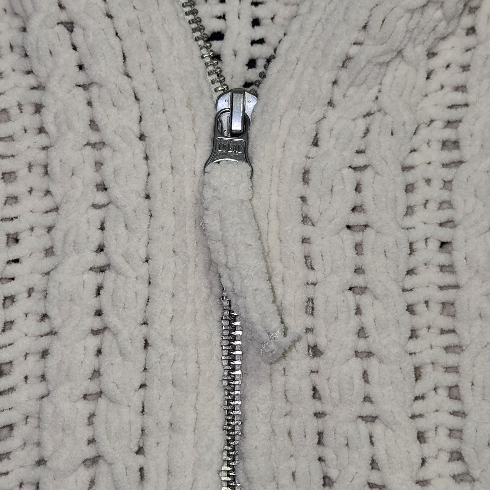 Aerie Cream Chunky Knit 1/4 Zip Sweater Size M Item image 5