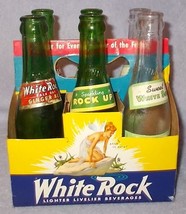 White Rock Soda Pop Mixed Six Pack 7oz Bottles Ginger Ale White Soda Lemon Lime - £55.15 GBP