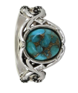 Montana Silversmith Sterling Lane High Spirited Turquoise Ring - £101.80 GBP