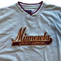 Minnesota Golden Gophers Crew Neck Sweatshirt XL Cadre Embroidered - £24.54 GBP