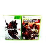Microsoft Xbox 360 Mass Effect 2 &amp; Prototype 2 Video Games Rated M Teste... - £7.07 GBP
