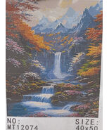 Painting by Numbers for Adults Beauty &amp; Beast/Waterfall Kit  Lot of 2 - $308.26 MXN