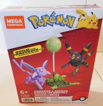 Mega Construx Pokemon Umbreon &amp; Espeon 125 Pieces Brand New - £11.73 GBP