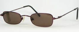 Eco Line IGA OPTIC 1248-04 PLUM SUNGLASSES GLASSES W/ BROWN LENS 43-20-1... - $19.80