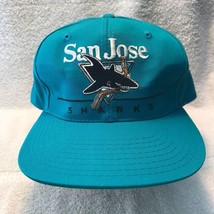 San Jose Sharks Snapback Cap Adjustable Teal Cotton Baseball Hat - $61.95