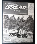 Vintage Harley-Davidson Enthusiast Magazine Laconia July 1959 - $19.99
