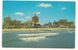 Skyline of Atlantic City New Jersey vintage Postcard Unused - $5.98
