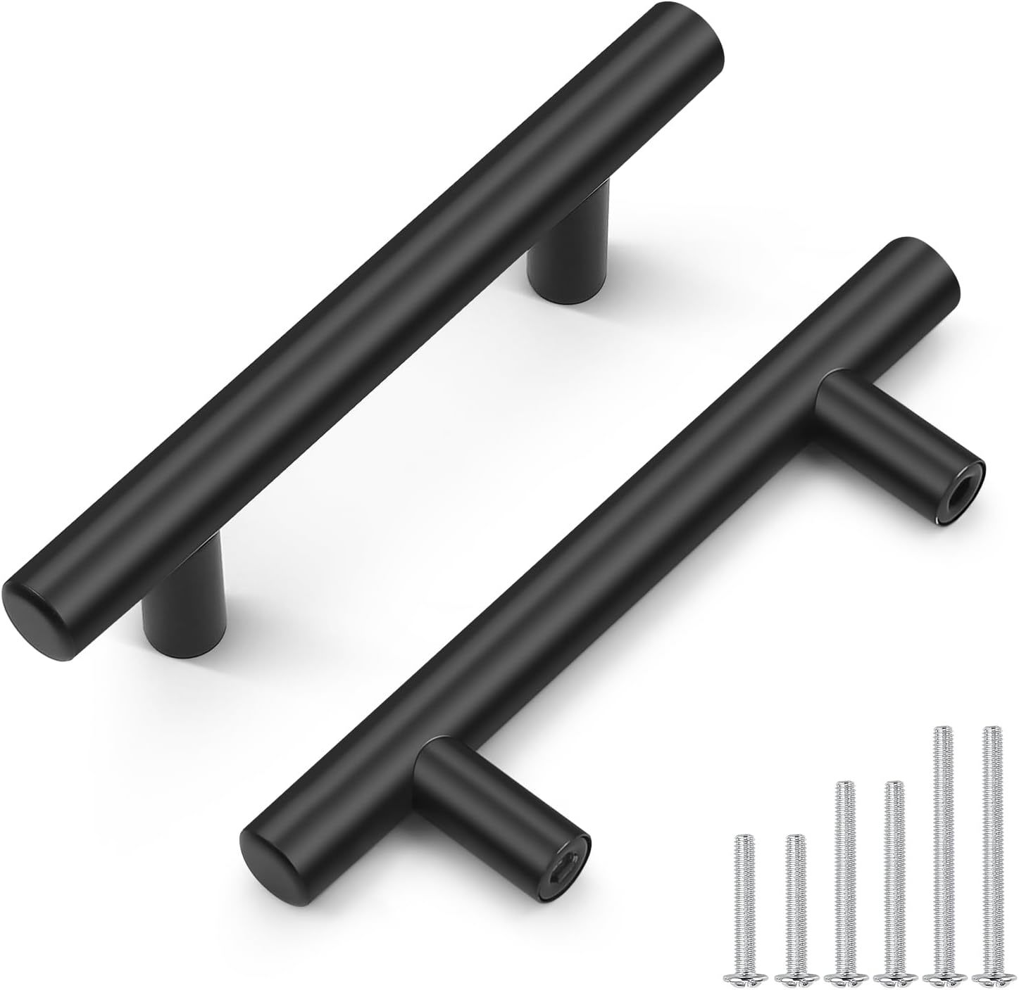 Probrico 6 Pack Hole Centers 3Inch Stainless Steel Kitchen Cabinet Pulls... - $30.96
