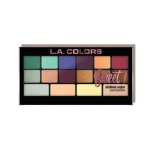 L.A. Colors Sweet! 16 Color Eyeshadow Palette - Rich Vibrant Color - *PLAYFUL* - $5.00