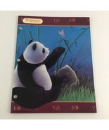 Vintage 90s Trapper Keeper Portfolio Folder Panda Bear 1991 Alaskan Moose - $23.71