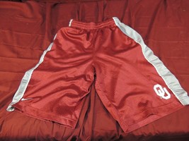 Youth Large Nike Ou University Of Oklahoma Basketball Shorts Official Colors - £12.98 GBP