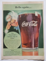 1942 Coca Cola Vintage WWII Print Ad Hello Again Boy With Coke Bottle To... - $15.50