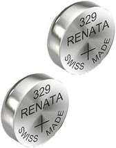 Renata 329 SR731SW Batteries - 1.55V Silver Oxide 329 Watch Battery (2 Count) - £11.95 GBP