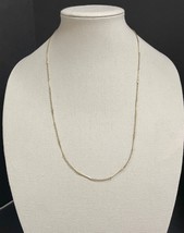 Avon Fine Gold Tone Chain and Bar Vintage Necklace - $16.00