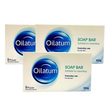 10 X Oilatum Soap Bar 100g For Dry Skin Gently Cleanses Moisturizes DHL EXPRESS - £47.55 GBP