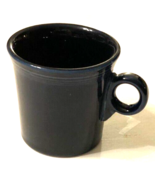 Fiesta Blue HLC USA Vintage 80s Fiestaware Ceramic Coffee O Ring Handle ... - $7.96