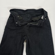 Mid-Rise Women's Black Cotton Blend Bootcut Denim Jeans Size Small (26×30) image 15