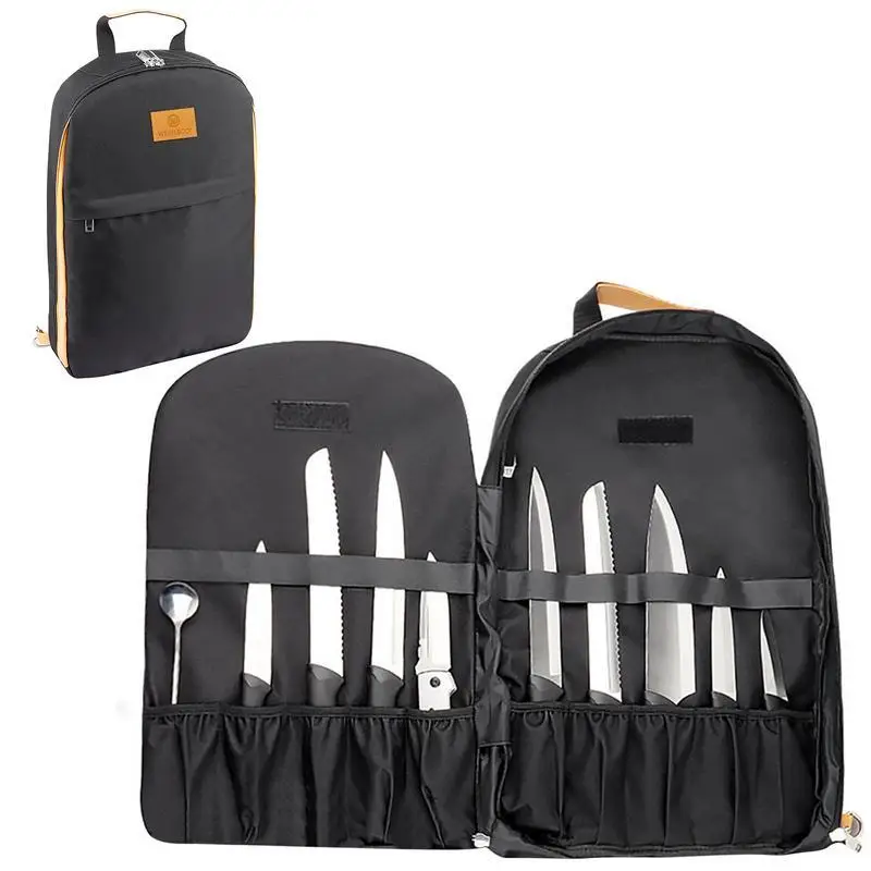 WESSLECO  Chef  Bag Portable Carry Case Kitchen Coo Durable Storage Cutlery Hold - £78.26 GBP