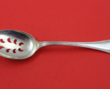 Old Newbury by Towle Sterling Silver Pierced Serving Spoon 9-hole 8&quot; - £84.67 GBP