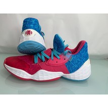 Adidas James Harden Vol 4 Candy Paint Men Shoes Sneakers Cyan Pink Size 10.5 - £27.22 GBP