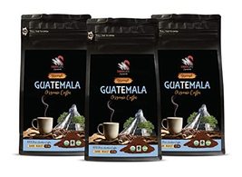 Guatemalan Dark Roast Grounds Coffee - Organic Guatemalan Ground Coffee, Dark Ro - £31.61 GBP