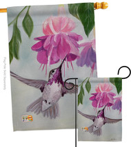 Flight of Hummingbird - Impressions Decorative Flags Set S105047-BO - £46.33 GBP