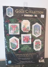 Dimensions Gold Collection Christmas Keepsake Ornaments 8660 Cross Stitch NEW - £50.47 GBP
