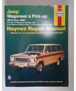 Jeep Wagoneer &amp; Pick-up 1972 thru 1991: Haynes Repair Manual 50029 - $259.62 MXN