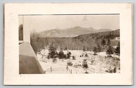 RPPC Snow In Lanconia NH 1910 To North Woodstock New Hampshire Postcard Y26 - £10.35 GBP