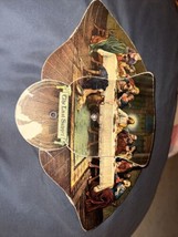 Vintage Hand Fan Last Supper Nicely Funeral Home Clifton Forge Virginia - £15.61 GBP