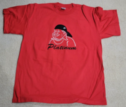 Vintage FUBU Platinum Rap Tee Fat Albert Red XL T-Shirt hip hop Embroidered - £25.60 GBP