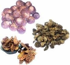 Drired Reetha, Amla, Shikakai (Raw Herb) Natural Form Combo Pack,100 Grams each) - £17.64 GBP