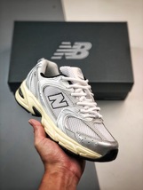 All New New Balance MR530 Silver Sneakers Size 5.5 - $89.00