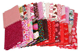 10 Fat Quarters - Valentine&#39;s Day Hearts Love Valentine Assorted Bundle M229.04 - £67.93 GBP