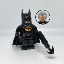 SLK Michael Keaton Batman DC Comics Gotham Superhero Bruce Minifigure Toy Gift - £6.43 GBP