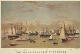 The Yacht squadron at Newport - $19.97