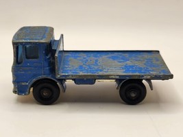 Rare Lesney Matchbox Series No. 60 Blue Flatbed &quot;SITE HUT TRUCK&quot; Made in... - £15.63 GBP