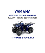 1999-2004 Yamaha Bear Tracker 250 Service Repair Manual - $14.10 CAD