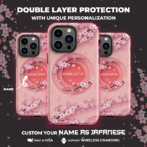 Japan Sakura Unique Custom Gift Personalized Case for iPhone 14 Pro Max + 13 12 - £15.22 GBP+