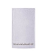 Yves Delorme Palatin Bath Sheet Towel Lavender  Embroidered Fern Motif 36x63 NEW - $74.00