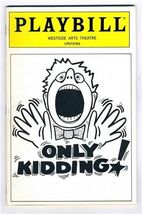 Playbill Only Kidding 1989 Larry Keith Paul Provenza Howard Spiegel Sam Zap - $11.88