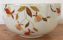 Vintage Halls Superior Jewel Tea Autumn Leaf Ceramic Kitchen Mixing Bowl 6.25&quot; - £29.56 GBP